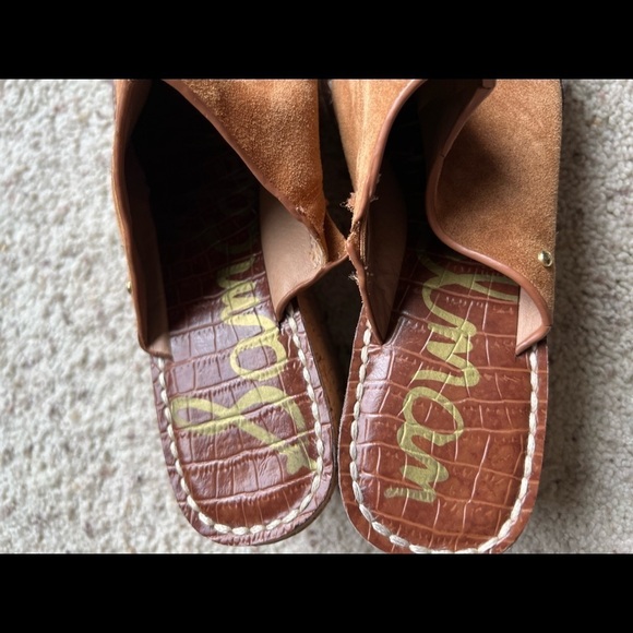 Sam Edelman Ranger wedge platform suede sandals - Picture 5 of 7